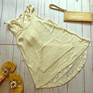 CHARMED Hearts Sleeveless Sweater